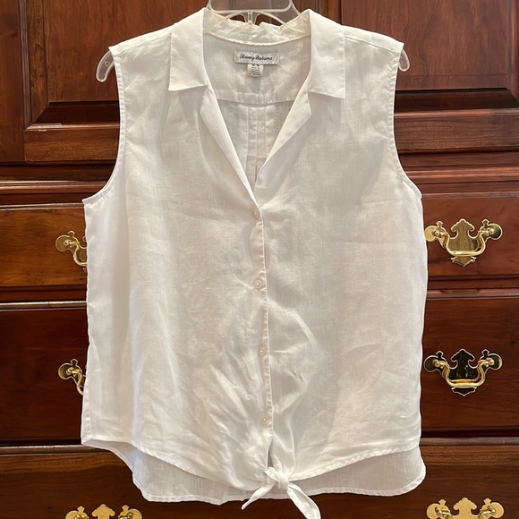 Tommy Bahama Linen Sleeveless Shirt - Picture 1 of 2